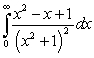 Evaluate the following improper integrals. A)    B)  