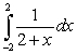 Compute the integral   ..