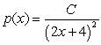 Find a constant   such that   is a probability density function on the interval   and compute the probability   .