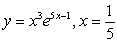 Find the derivative of the function at the given point: A)    B)    C)  