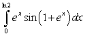 Compute the integral   .