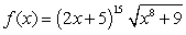Let   . Use logarithmic differentiation to calculate   .