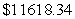 <strong>Bob deposits to a bank account with an annual interest rate of . The interest is compounded continuously. How much money will Bob earn after 5 years?</strong> A) B) C) D) E) $1516