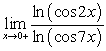 Evaluate the limits using L'Hopital's Rule A)    B)    C)  