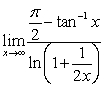 Compute the following limits: A)    B)  