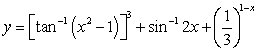 The derivative of   is: A)    B)    C)    D)    E)  none of the above
