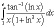 Calculate the definite integrals: A)    B)  