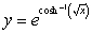 Find the slope of the function   at   . To find   use the equality   or use a calculator.