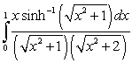 Compute the definite integral using the substitution     To find   , use the identity   or use a calculator.