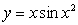 Find the area of the region bounded by the graphs of   and   .  