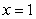 Find the work required to move an object along the x-axis from   to   by the force   .