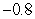 Compute   and   over   using the following values.                   1.2 .75 .4       2.5