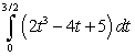 Evaluate the integral   .