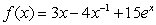 Find the general antiderivative of   .