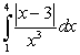 Evaluate the following integrals using the Fundamental Theorem of Calculus, Part I: A)    B)    C)  