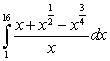 Evaluate the following integrals using the Fundamental Theorem of Calculus, Part I: A)    B)    C)  