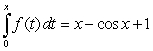 The function   that satisfies the equality   is: A)    B)    C)    D)    E)   