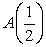 Let   be the function shown in the figure:     Given that:   and    A) Find the constants   and   .  B) Determine the cumulative area function   , and give the value   .