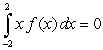 The graph of   on   is shown in the following figure:    A) Explain why   without evaluating the integral.  B) Find   if   .  C) Consider   . What is the value of   ?