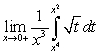 Evaluate the following limits using L'Hopital's Rule and the Fundamental Theorem of Calculus, Part II: A)    B)  