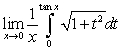 Which of the following is true about   A)  It does not exist since the one-sided limits are different. B)  It exists and equals 1. C)  It exists and equals 0. D)  It cannot be computed by L'Hopital's Rule since the conditions for using the rule are not satisfied. E)  It exists and equals  