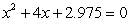 Estimate the roots of the equation   using the linear approximation for   at   .