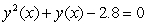 Suppose that a function   satisfies the following equation for small values of   :   . Also,   and   .  A) Find the linearization of   at   .  B) Replace   by its linearization and find a quadratic equation for   .  C) Estimate the roots of the quadratic equation in   to 4 decimal digits using linearization for   .