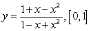 Find the maximum value   and the minimum value   of the function in the given interval or in its natural domain  A)    B)    C)  