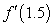 We can use the difference quotient   as an approximation to   when   and   are known.  A) Find an approximation to   based on the values of   and   . Given   such that:    B) Use the approximation found in (A) to approximate    C) Use the approximation found in (A) to approximate  