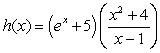 Calculate the derivatives of the following functions: A)    B)    C)  