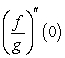   and   are two differentiable functions satisfying   and   . Which of the following formulas represents   ? A)  0 B)    C)    D)    E)   