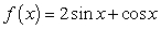What is the equation of the tangent line to the function   at   ?