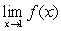 Find   such that   exists and compute the limit  