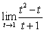 Evaluate the limits using the Limit Laws: A)    B)    C)    D)  