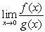 The following functions are examples of the existence of the limit   although the limits   and   do not exist. A)    B)    C)    D)    E)   