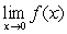 The following functions are examples of the existence of the limit   although the limits   and   do not exist. A)    B)    C)    D)    E)   