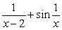 Determine the points where the function is not continuous and state the type of discontinuity: removable, jump, infinite, or none of these: A)    B)    C)    D)  