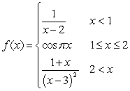 At each point of discontinuity state whether the function is left continuous, right continuous, or neither A)    B)  