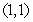 Find the point of intersection of the following lines: The line of slope 2 passing through the midpoint of the segment joining the points   and   . The line perpendicular to   and passing through   .