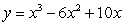 Find the minimum value of the angle   between the segment joining a point on the graph of   with the origin, and the   -axis for   .  