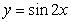 Find the points of intersection of the two graphs   and   for   .