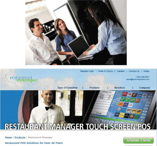   -Both of the businesses shown in the accompanying figure need ____________________ applications to handle their unique business requirements.