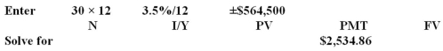 <strong>You retire at age 65 and expect to live another 30 years.On the day you retire,you have $564,500 saved.You expect to earn 3.5 percent,compounded monthly.How much can you withdraw from your savings each month if you plan to die on the day you spend your last penny?</strong> A)$2,001.96 B)$2,192.05 C)$2,298.17 D)$2,372.00 E)$2,534.86   <div style=padding-top: 35px> 