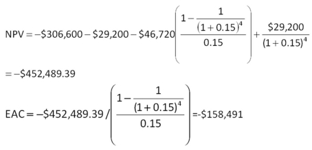   -Heer Enterprises needs someone to supply it with 225,000 cartons of machine screws per year to support its manufacturing needs over the next 7 years,and you've decided to bid on the contract.It will cost you $1,230,000 to install the equipment necessary to start production;you'll depreciate this cost straight-line to zero over the project's life.You estimate that in 7 years,this equipment can be salvaged for $75,000.Your fixed production costs will be $360,000 per year,and your variable production costs should be $13.20 per carton.You also need an initial investment in net working capital of $112,500,all of which will be recovered when the project ends.Your tax rate is 32 percent and you require a 13 percent return on your investment.What bid price per carton should you submit? A)  $17.04 B)  $16.56 C)  $16.31 D)  $15.03 E)  $14.81