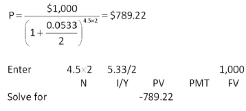   -The zero coupon bonds of D&L Movers have a market price of $319.24,a face value of $1,000,and a yield to maturity of 8.45 percent.How many years is it until these bonds mature? A)  11.92 years B)  12.28 years C)  13.80 years D)  13.01 years E)  27.59 years