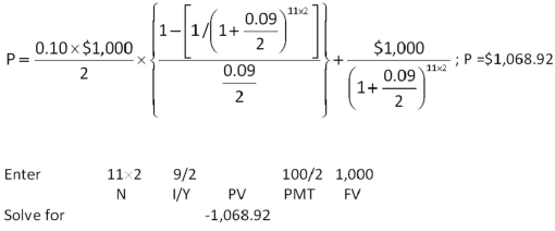     -Technical Sales,Inc.has 6.6 percent coupon bonds on the market with 9 years left to maturity.The bonds make semiannual payments and currently sell for 92.5 percent of par.What is the effective annual yield? A)  7.34 percent B)  7.40 percent C)  7.52 percent D)  7.93 percent E)  8.60 percent