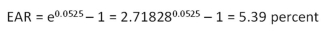   -City Bank wants to appear competitive based on quoted loan rates and thus must offer a 7.75 percent annual percentage rate on its loans.What is the maximum rate the bank can actually earn based on the quoted rate? A)  8.06 percent B)  8.14 percent C)  8.21 percent D)  8.26 percent E)  8.58 percent