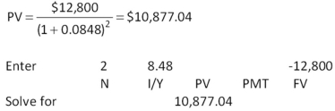   -This morning,you borrowed $9,500 at 8.9 percent annual interest.You are to repay the loan principal plus all of the loan interest in one lump sum four years from today.How much will you have to repay? A)  $13,360.88 B)  $13,808.13 C)  $13,911.89 D)  $14,006.08 E)  $14,441.20