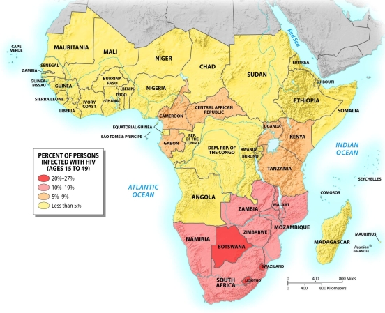 What effect has HIV/AIDS had on Sub-Saharan Africa? In which areas of the region has the spread of this disease been the greatest? What are the reasons for the variation of rates of this disease among different countries in the region?