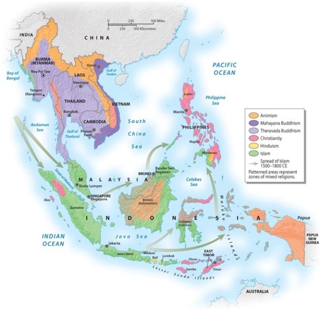 What country is the world's most populous Muslim country and also has the largest population in the Southeast Asia?   A)  Burma B)  Indonesia C)  Philippines D)  Malaysia E)  Saudi Arabia